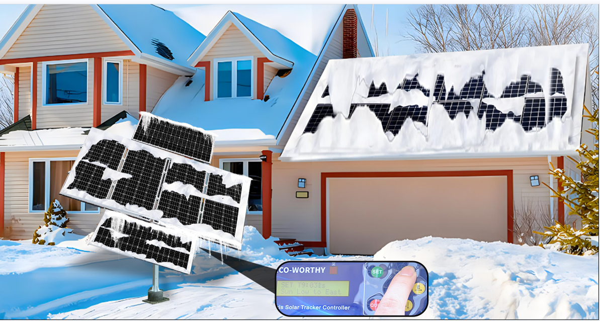 Why do his solar panels chase the sun?