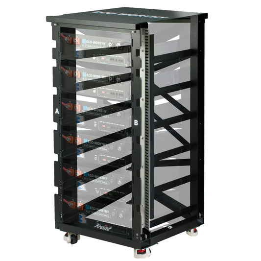 ECO-WORTHY RACK6 V2 I 6-Layer Rack With 600A Busbar| For Server Rack Battery All Versions