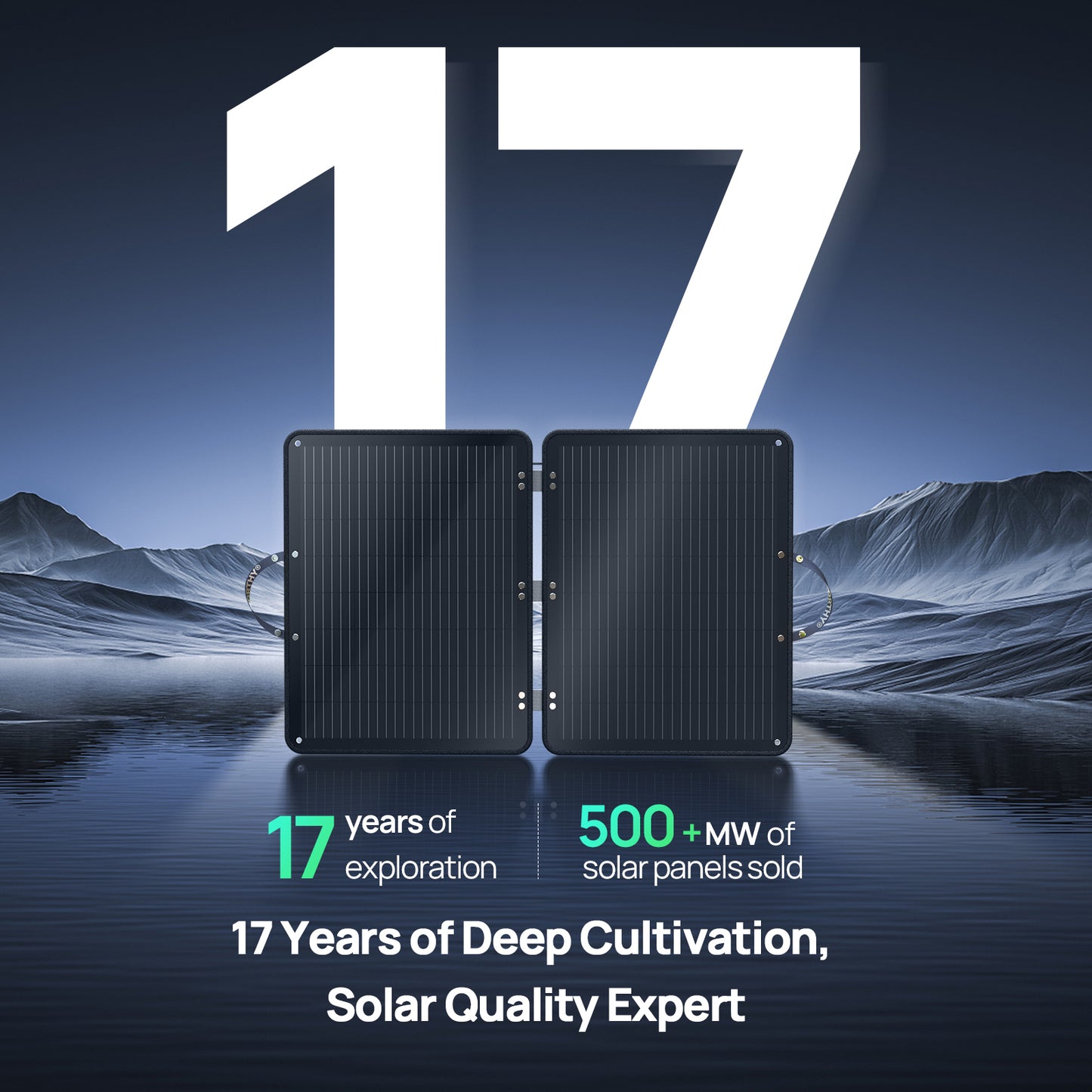 ECO-WORTHY 100W Portable Solar Panel for Power Station, 18V Foldable Solar Panel Charger Monocrystalline IP65 Waterproof with 8 in 1 Connector Adjustable Kickstand for Outdoor Camping RV
