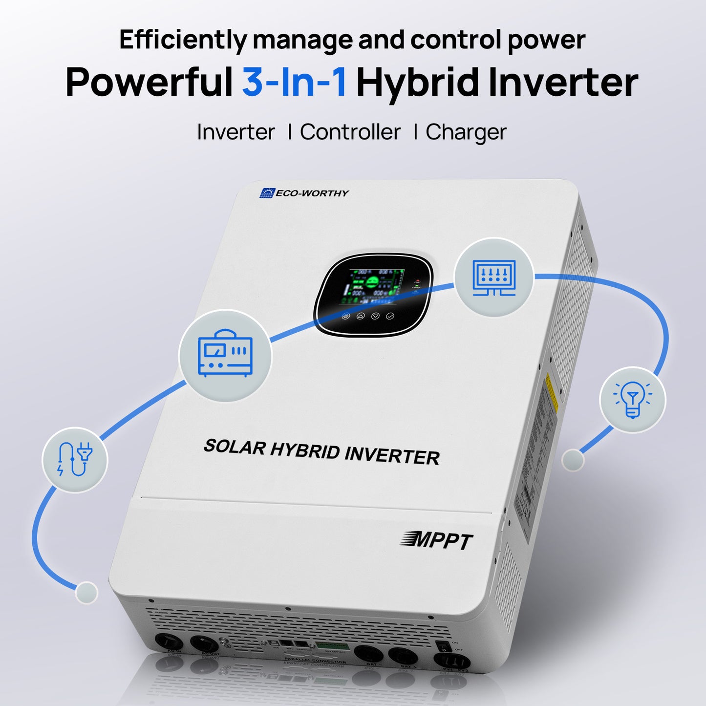 5KW Off Grid Inverter Powerful 3-ln-1 Off-grid Inverter