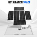 Dual Axis Solar Tracker System