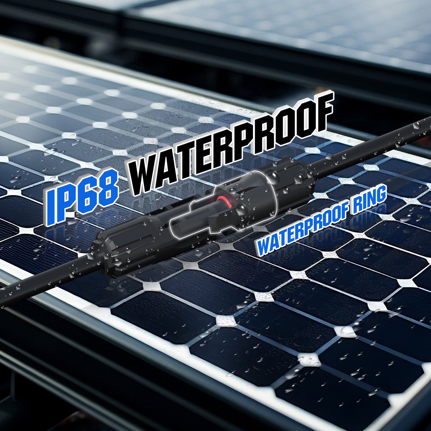 12AWG 1 Pair Solar MC4 Y Parallel Branch Connectors MFF&FMM Pair