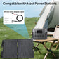 ECO-WORTHY 100W Portable Solar Panel for Outdoor Camping RV