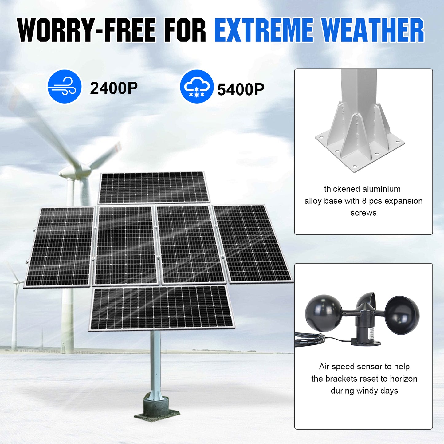 Dual Axis Solar Tracker System