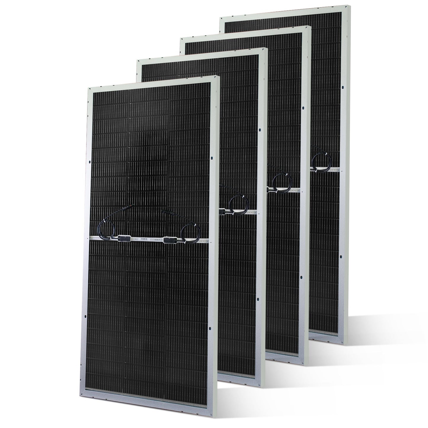ECO - WORTHY 195W N - Type 18BB Bifacial Solar Panel with 25% High Conversion Efficiency, Ideal for RV, Boat, Roof, Farm,Home & Off - Grid Applications - Solar panel - ECO - WORTHY
