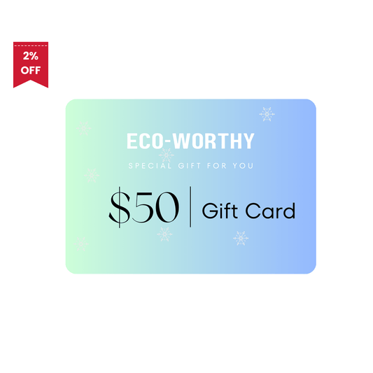 ECO - WORTHY gift card - ECO - WORTHY