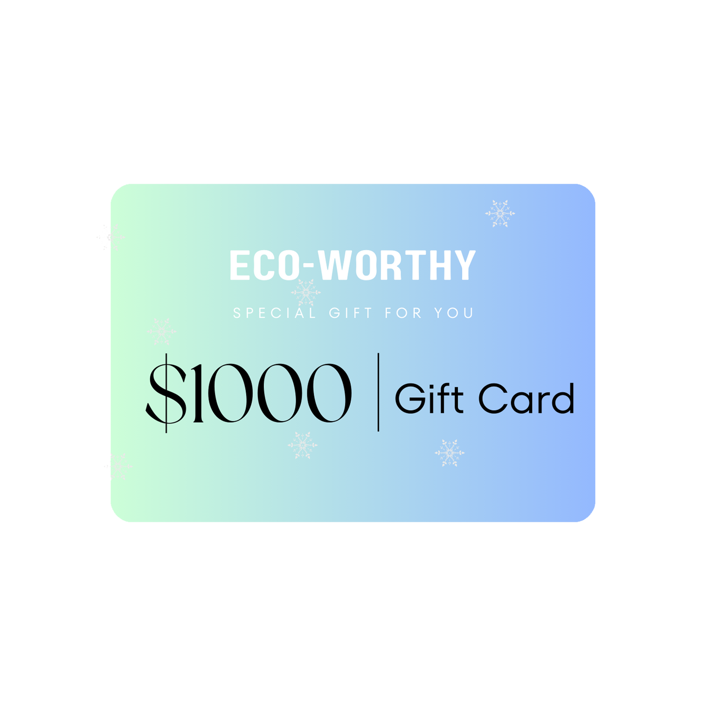 ECO-WORTHY gift card