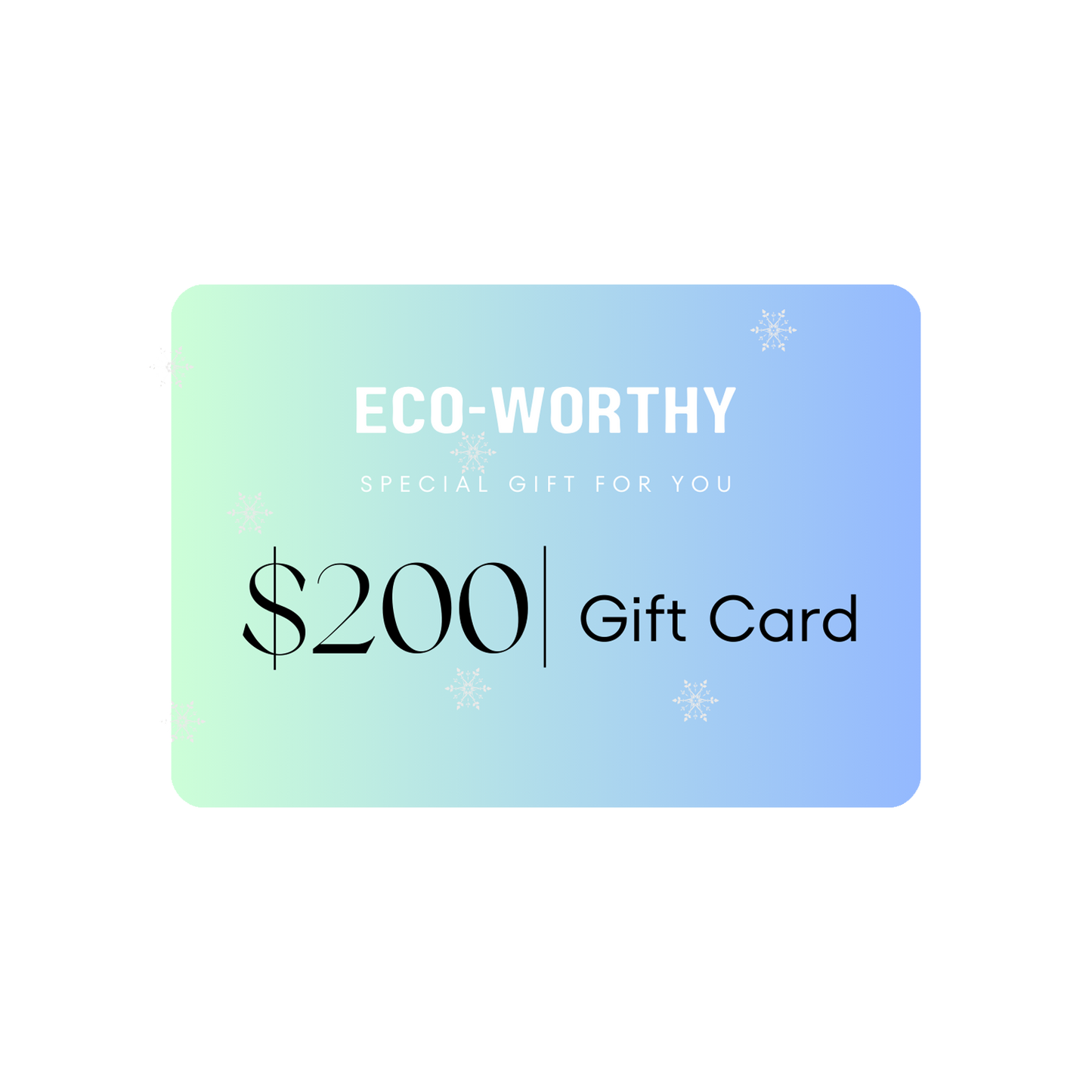 ECO-WORTHY gift card