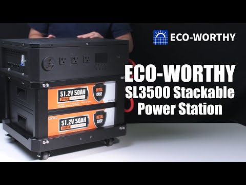 Eco-worthy SL3500 stackable power station