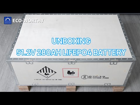 Unboxing of ECO-WORTHY 48V 280AH Wall Mount Battery