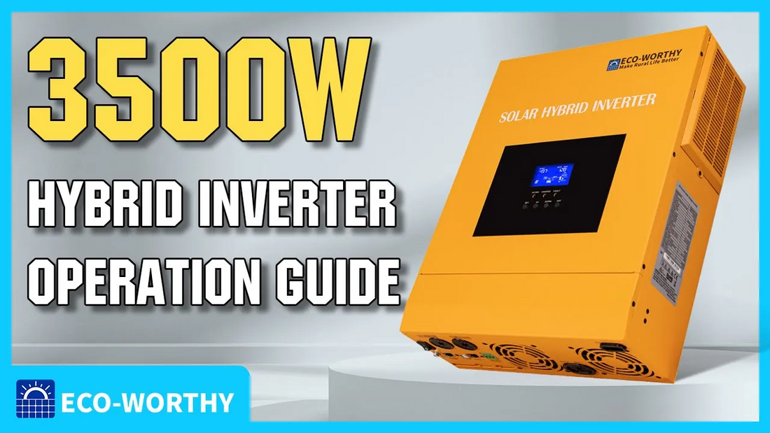 Eco-worthy 3500Watt 80A MPPT All-in-One Hybrid Inverter Operation Guide