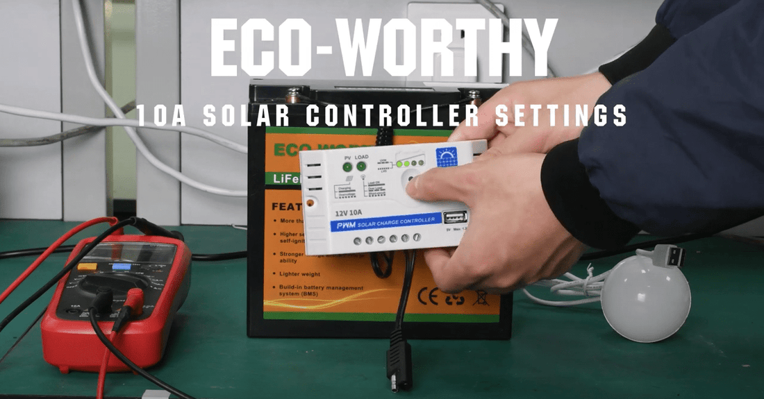 How to change the settings of Eco-worthy 12V 10A white PWM controller - ECO-WORTHY
