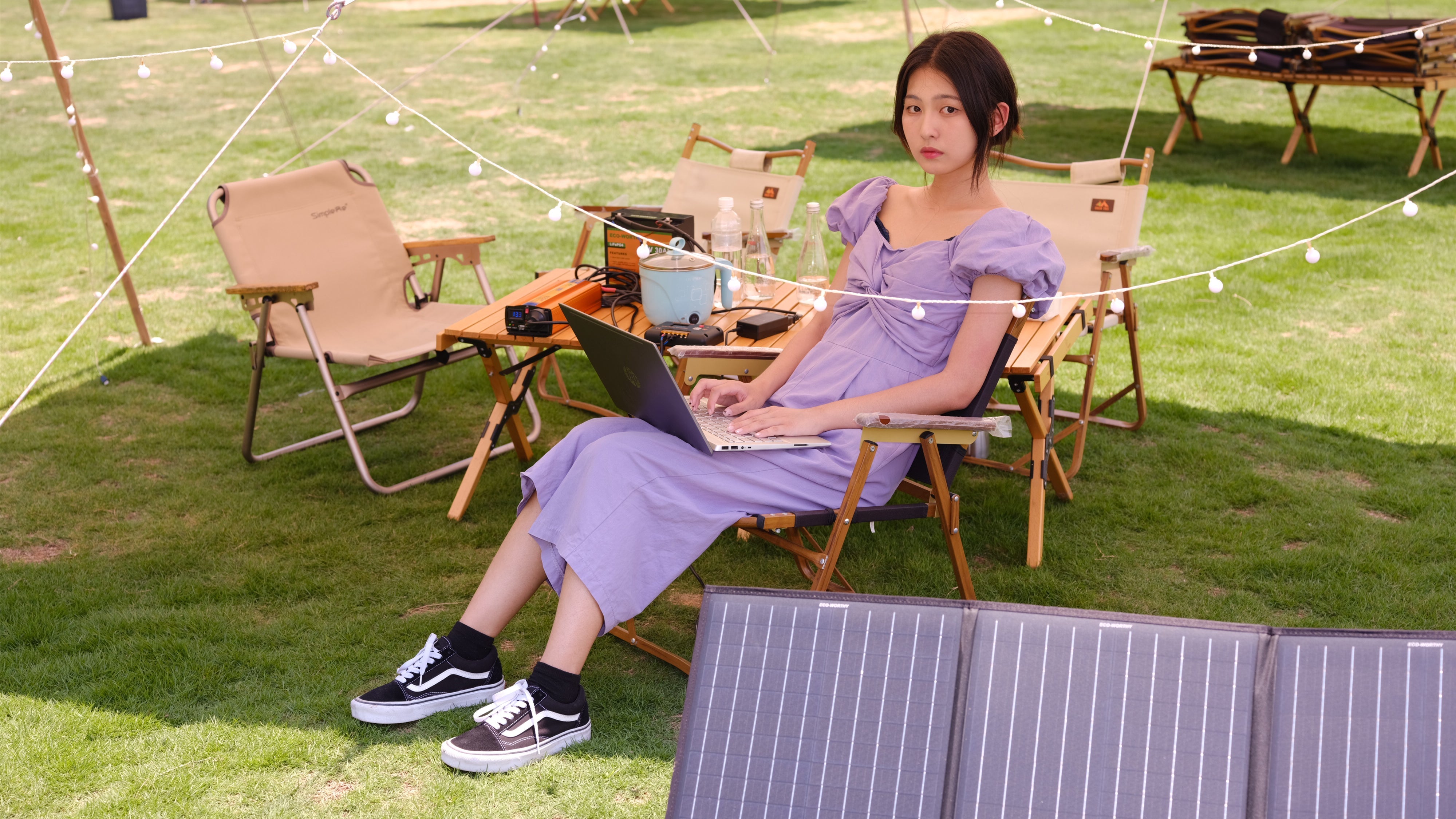 Most frequent question & troubleshooting instruction regarding The ECO-WORTHY 120W Foldable Panel Kit - ECO-WORTHY