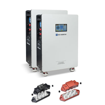 ECO-WORTHY 48V 280Ah LiFePO4 Battery| Solar Battery Backup for home | Wall Mount