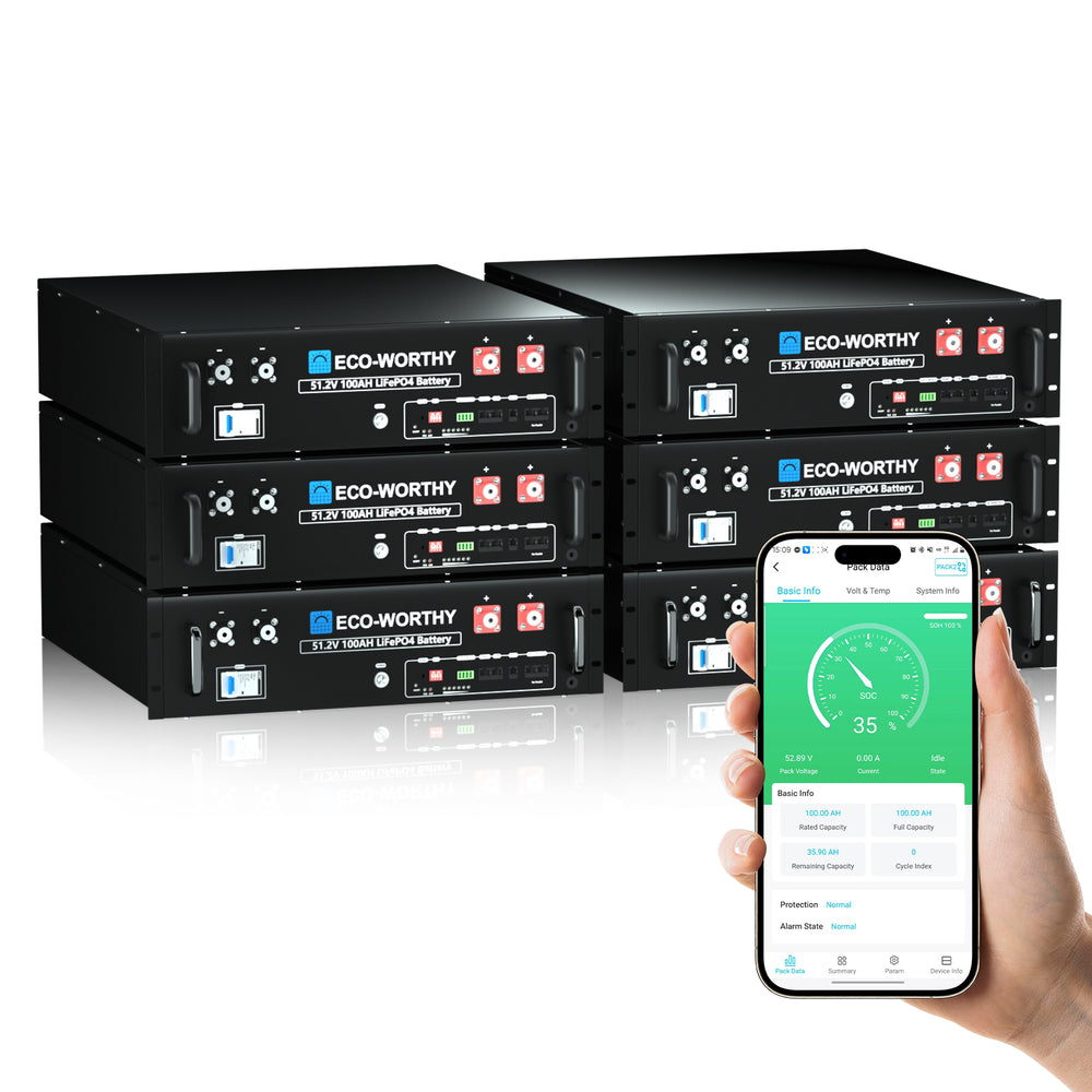 51.2v 100ah Server Rack Batteries – ECO-WORTHY