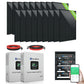 ECO-WORTHY Complete Off-Grid Solar Panel Kit | 2*5KW 120V/240V Output | 20.48kWh/30.72kWh Lithium Battery | 7380Watt /9840Watts of Solar Panels