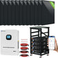 ECO-WORTHY Complete Off-Grid Solar Power System - 10000W 120/240V Output | 20.48kWh/61.44kWh Lithium Battery | 4920 Watts/14760Watts PV Input