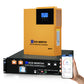 ECO-WORTHY 5.12KWh Home Backup Power With 48V 100Ah LiFePO4 And  3500W 48V Off-Grid Inverter