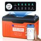 ECO-WORTHY 12V 100AH LiFePO4 Lithium Battery with SOC Display, Upgrade 2.0 with built-in Bluetooth, 100A BMS with Low-Temp Protection