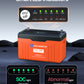 ECO-WORTHY 24V 100AH Bluetooth Lithium Battery with SOC LED Display, Built-in BMS with Low Temperature Protection