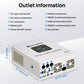 ECO-WORTHY 5.12KWh/30.72KWh Home Backup Power 48V 100Ah LiFePO4+5000W/10000W 48V Hybrid Inverter