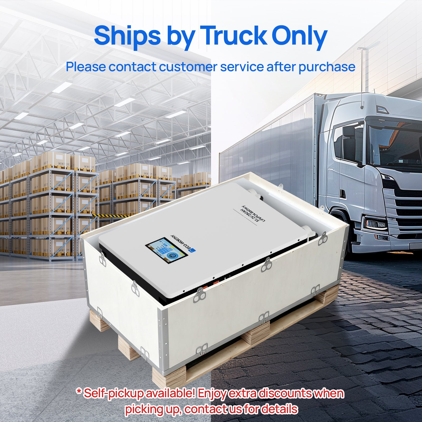 Local Warehouse | Ships by truck