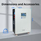 ECO-WORTHY Home Backup Power 14.33KWh 48V 280Ah Battery+5kW 48V Hybrid Inverter