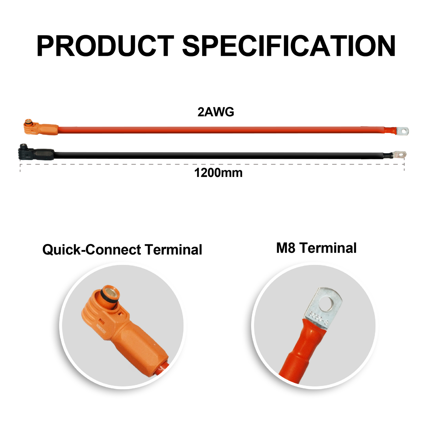 Quick-Connect Battery Interconnect Cable