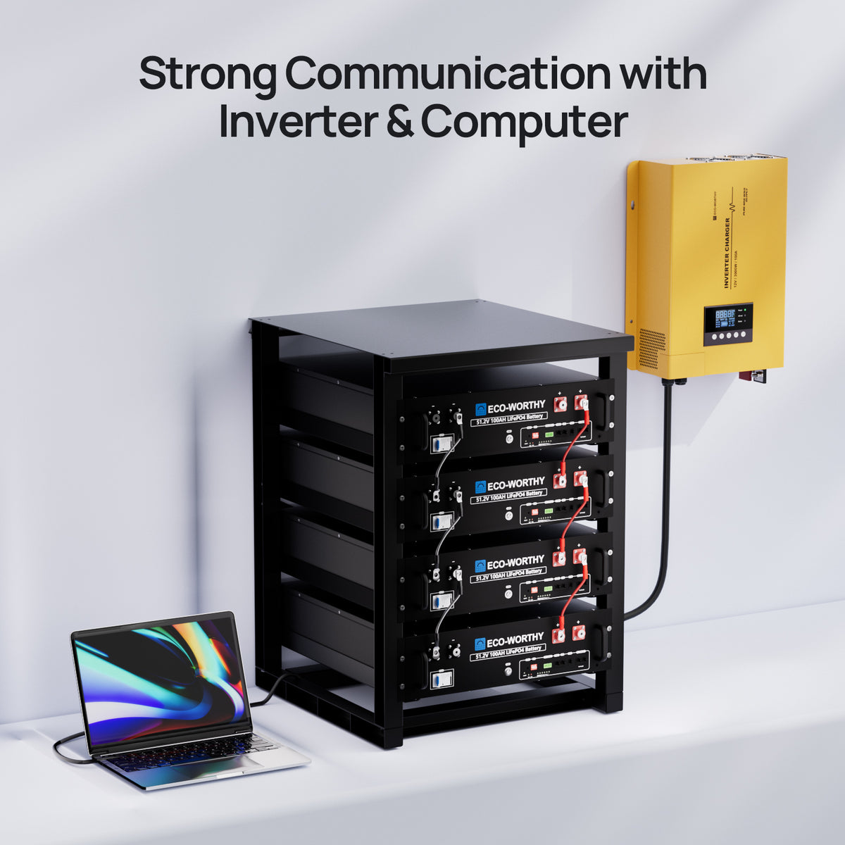 Alpha Make Battery Rack 51.2v 100ah Server Rack Batteries – ECO-WORTHY