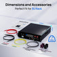 ECO-WORTHY 5.12KWh/30.72KWh Home Backup Power 48V 100Ah LiFePO4+5000W/10000W 48V Hybrid Inverter