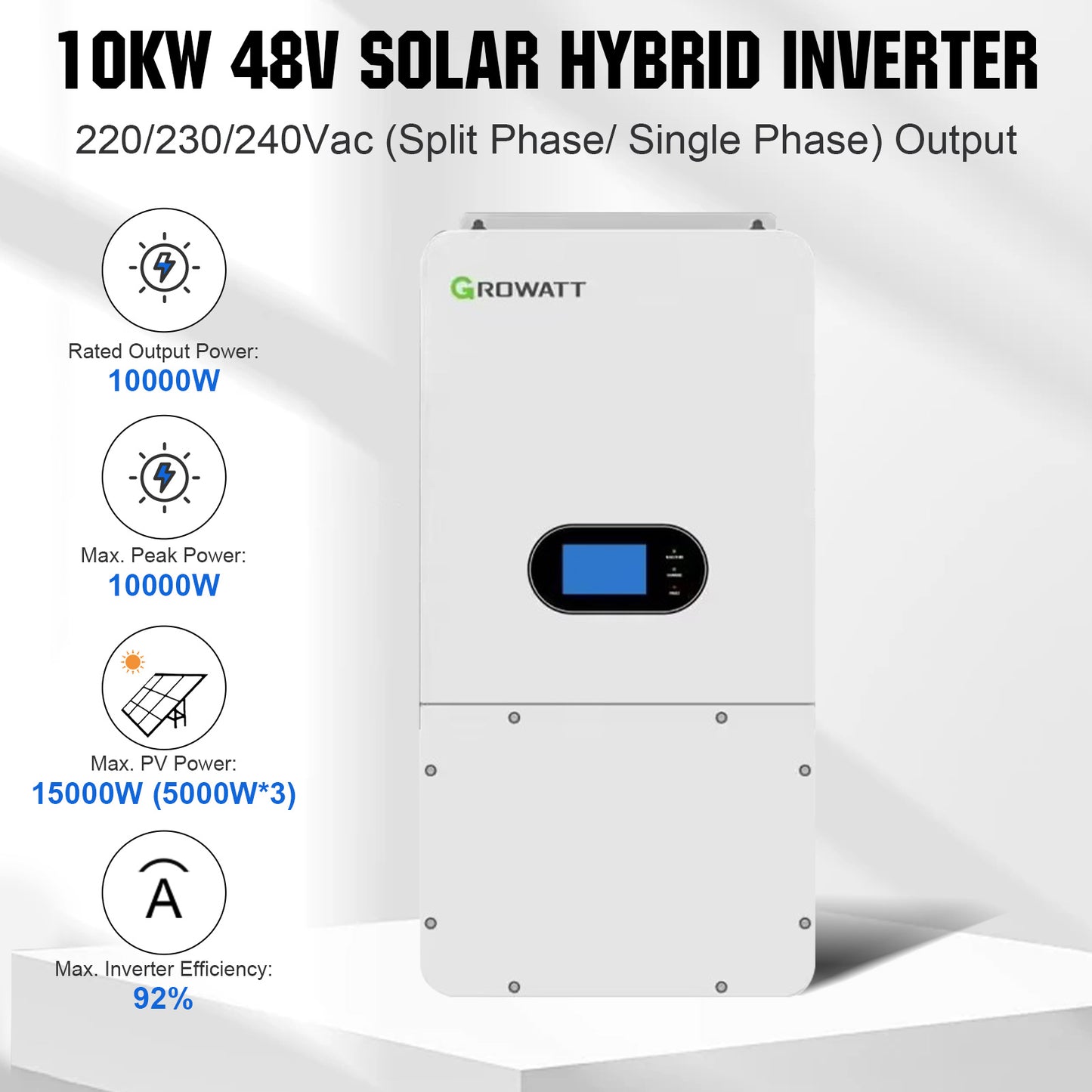 ECO-WORTHY Home Off-Grid Solar Power System: 12000W 120V/240V Output | 30.72kWh Lithium Battery (6*48v 100Ah) | 6560Watts Solar Panel (16*410W)