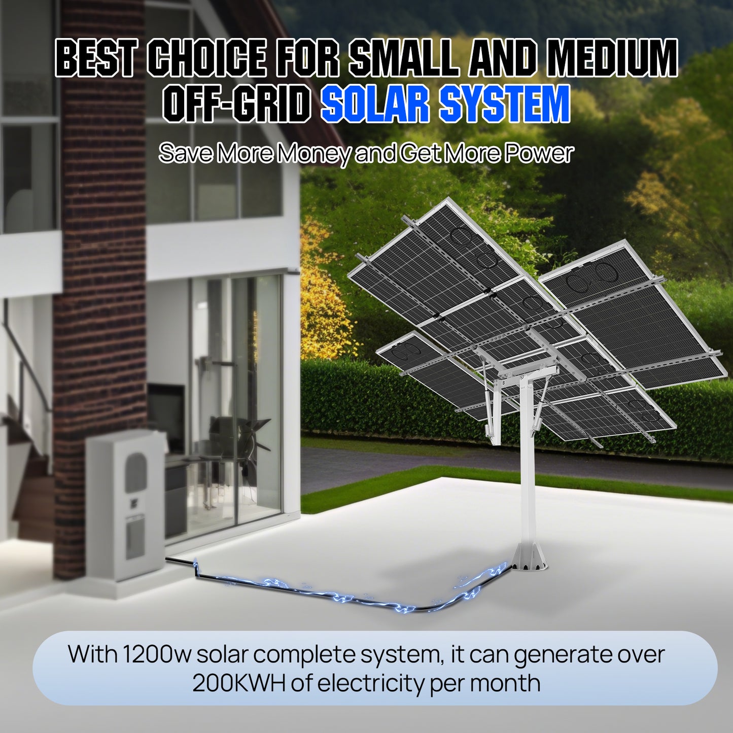 Dual Axis Solar Tracker System