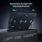 ECO-WORTHY 100W Portable Solar Panel for Power Station, 18V Foldable Solar Panel Charger Monocrystalline IP65 Waterproof with 8 in 1 Connector Adjustable Kickstand for Outdoor Camping RV