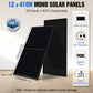 ECO-WORTHY Complete Off-Grid Solar Power System - 10000W 120/240V Output | 20.48kWh/61.44kWh Lithium Battery | 4920 Watts/14760Watts PV Input