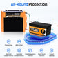 ECO-WORTHY 2000W Pure Sine Wave Inverter 12V to 120V AC with USB & Remote