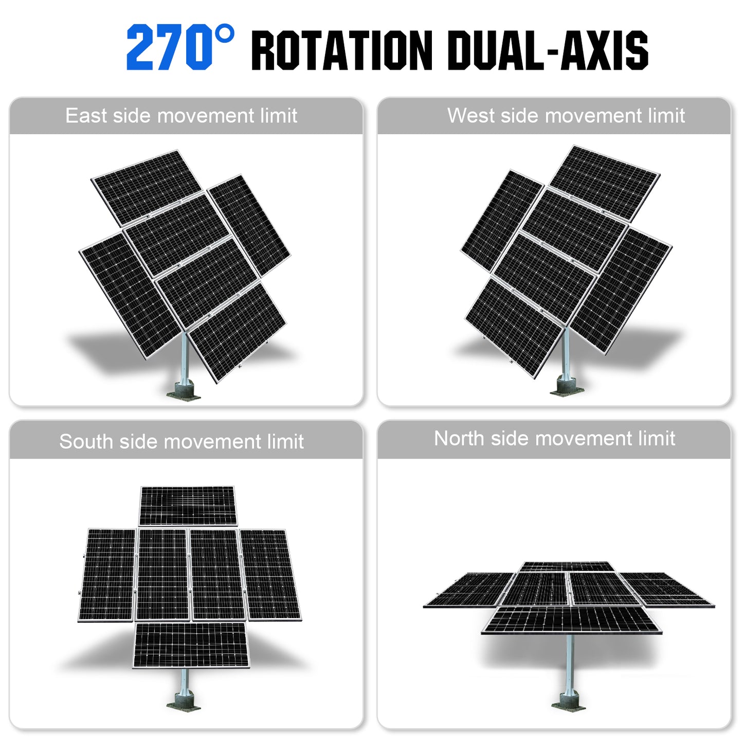 Dual Axis Solar Tracker System