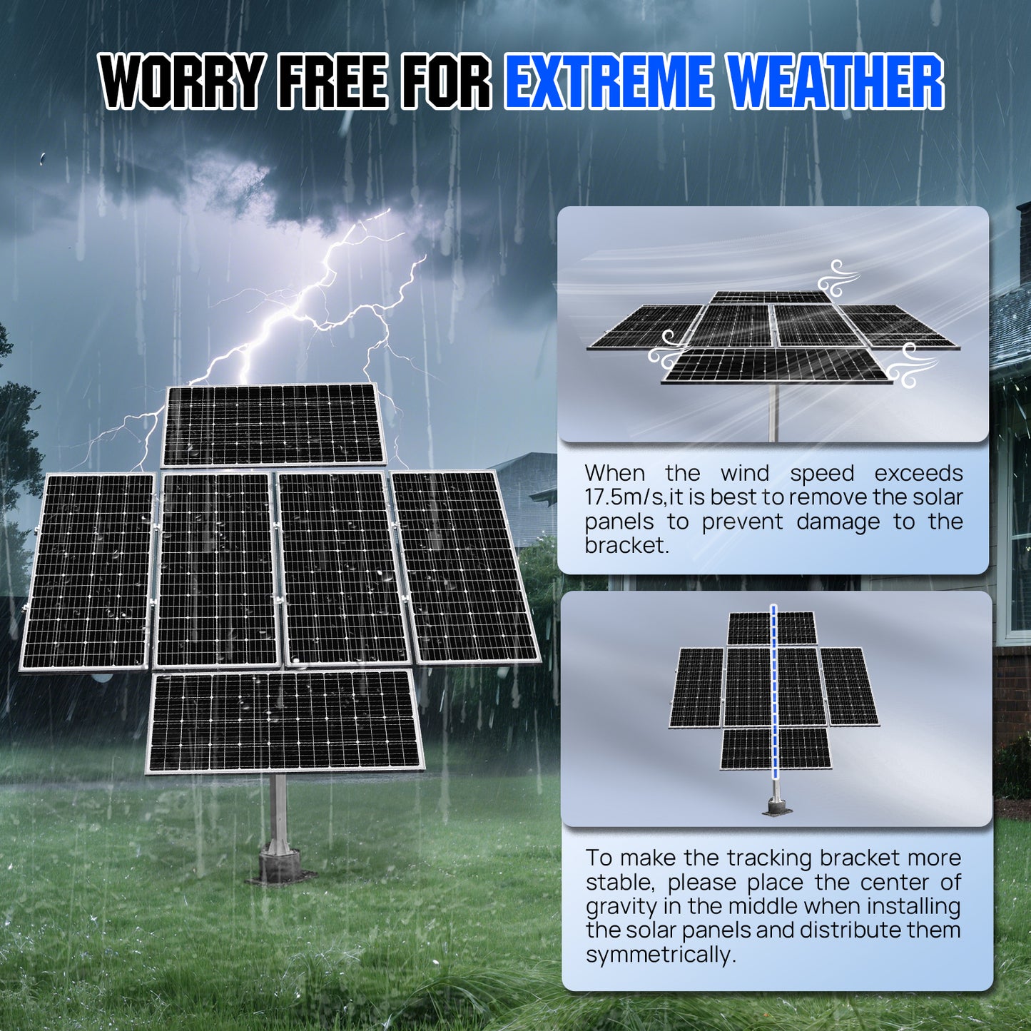 Dual Axis Solar Tracker System