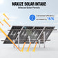 Upgraded Adjustable Multi-Piece Solar Panel Mounting Brackets for 1-4 Pieces of 200W 300W 400W Solar Panels