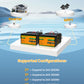 ECO-WORTHY 24V 100Ah LiFePO4 Lithium Battery, Upgraded Bluetooth Version, Deep Cycle Rechargeable Battery with Low-Temp Protection
