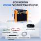 ECO-WORTHY 2000W Pure Sine Wave Inverter 12V to 120V AC with USB & Remote