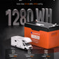ECO-WORTHY 12V 100AH LiFePO4 Lithium Battery with SOC Display, Upgrade 2.0 with built-in Bluetooth, 100A BMS with Low-Temp Protection