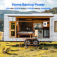 ECO-WORTHY 5.12KWh/30.72KWh Home Backup Power 48V 100Ah LiFePO4+5000W/10000W 48V Hybrid Inverter