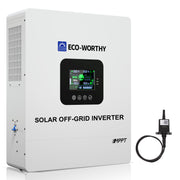 ECO-WORTHY 5000W Solar Off-grid AIO Inverter, 48Vdc to 120Vac, 5500W@500V PV Input, UL1741