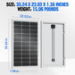 100W 12V Monocrystalline Solar Panel - Solar panel - ECO - WORTHY