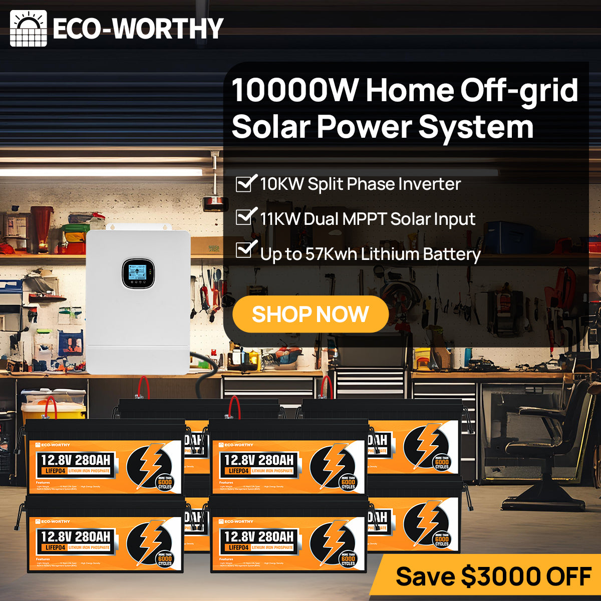 Solar Panel Kits, Lithium Battery & DIY Solar Power System – ECO-WORTHY