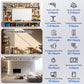 ECO-WORTHY 5.12KWh/10.24KWh Home Backup Power With 48V 100Ah LiFePO4 And  5000W 48V Hybrid Inverter