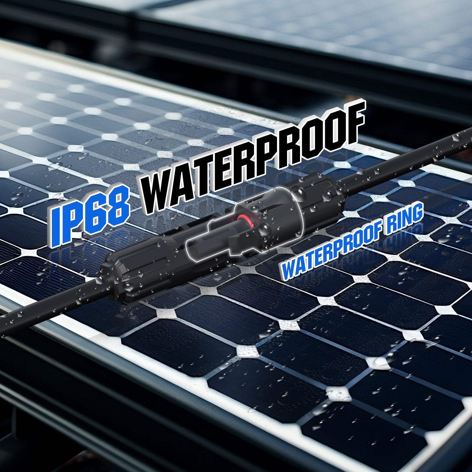 12AWG 1 Pair Solar MC4 Y Parallel Branch Connectors MFF&FMM Pair - wirings - ECO - WORTHY