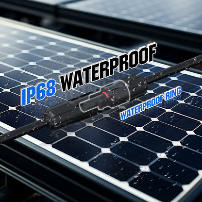12AWG 1 Pair Solar MC4 Y Parallel Branch Connectors MFF&FMM Pair - wirings - ECO - WORTHY