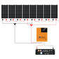 1560W 48V (8x195W) Complete Off Grid Solar Kit - kits - ECO - WORTHY