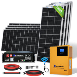 Eco-Worthy 10kw Complete Off-Grid Solar Power System |20.48kWh to 30.7 ...